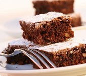 Čokoládový koláč s mandľami - Brownies